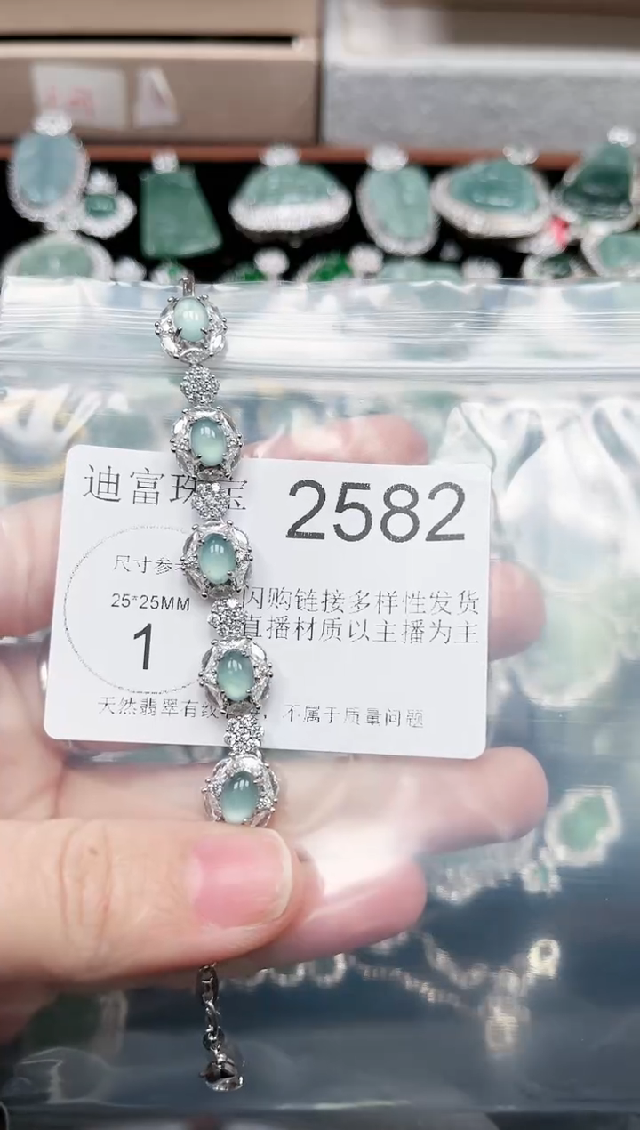 【闪购商品】翡翠颈饰未镶嵌2582赠皮绳