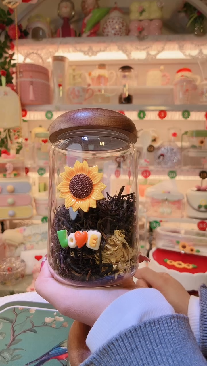 向日葵茶叶罐——小家焕新必备！