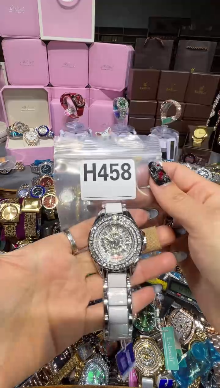 石英机芯不锈钢不锈钢直播定闪专用