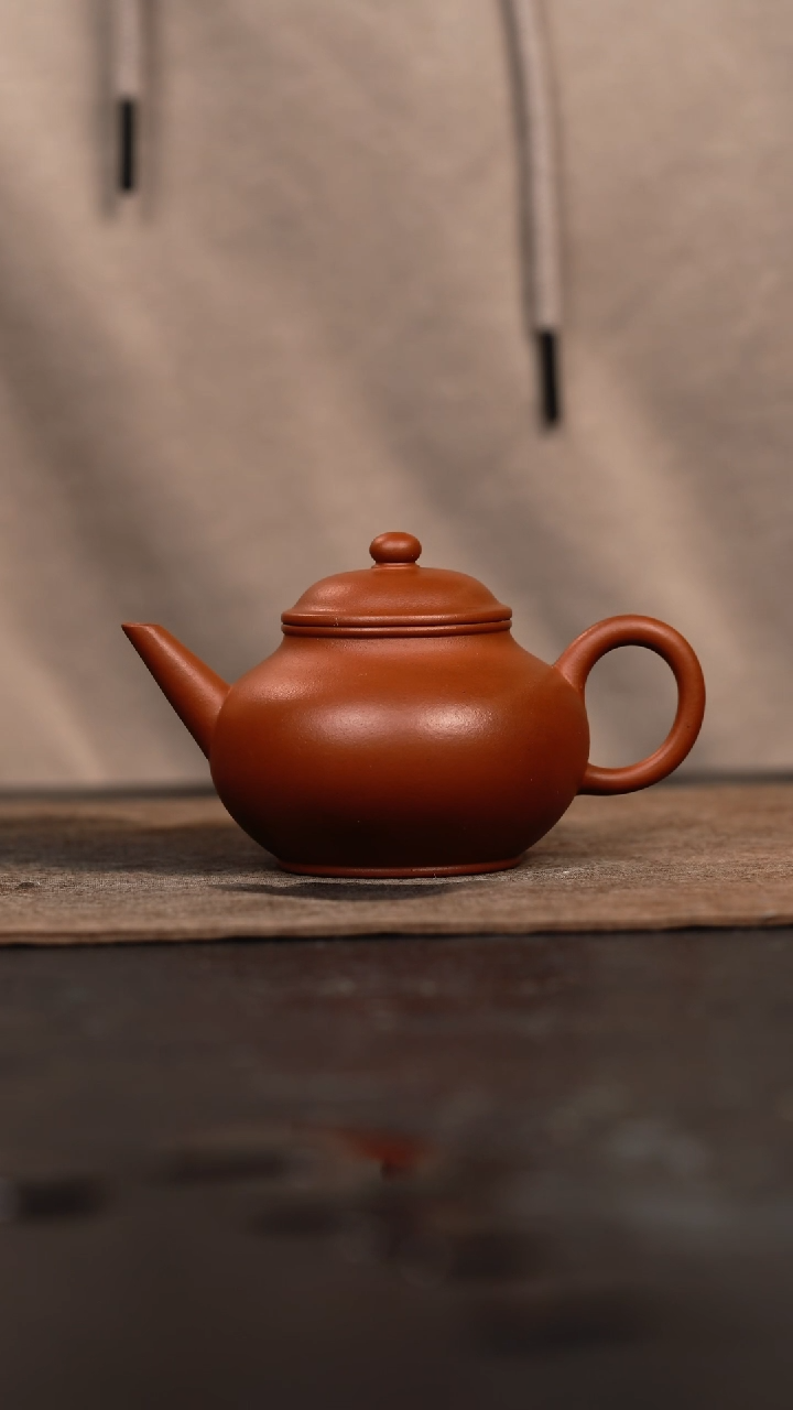 【闪购商品】紫砂茶壶全手工黄龙山朱泥