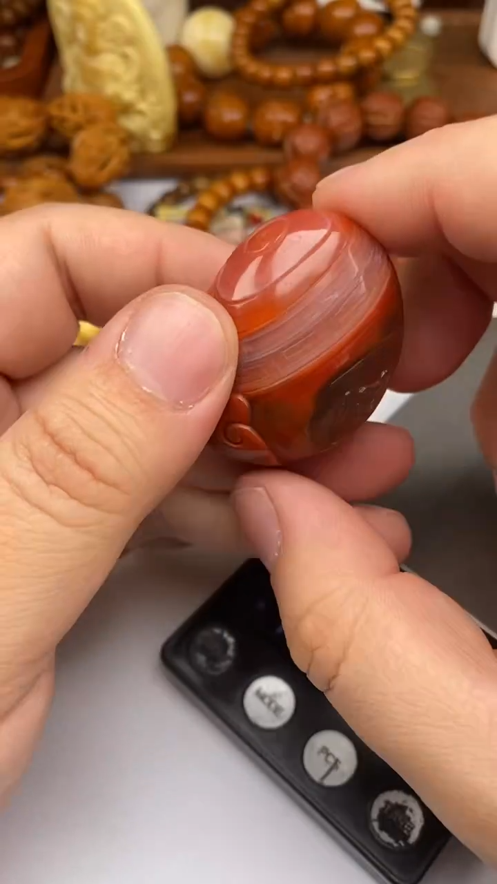 【闪购商品】南红玛瑙手把件未镶嵌南红手把件