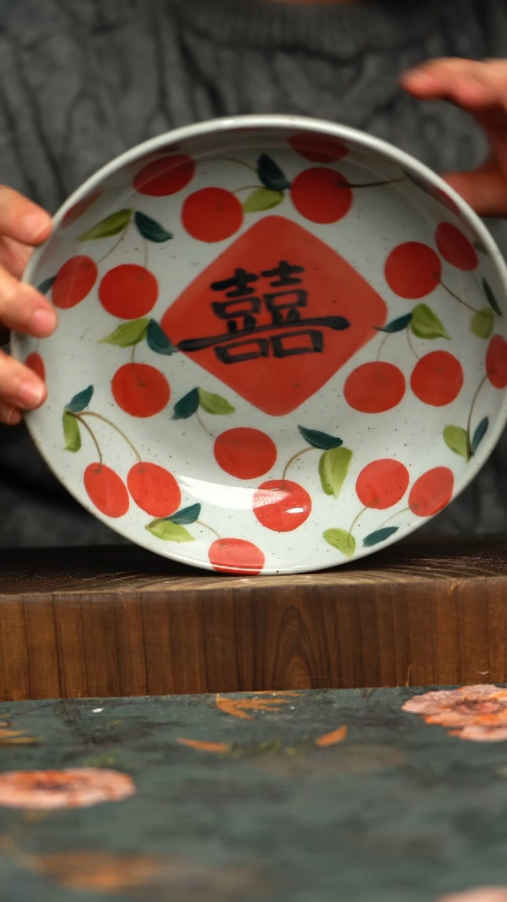 杯釉下彩手工手绘同款陶器