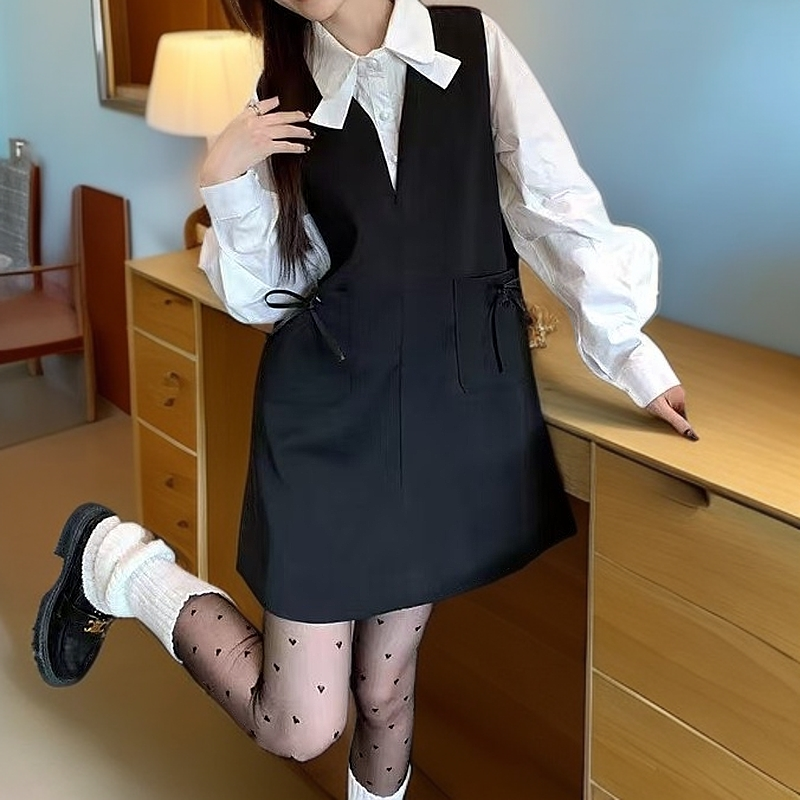 早春款大码胖妹妹显瘦200斤洋气连衣裙