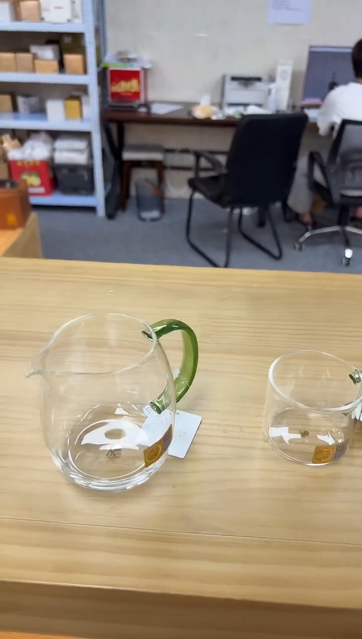 禾器澄然茶海湖绿色+禾器清禾杯一个装