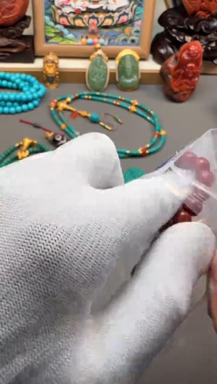 【闪购商品】南红玛瑙手串手串18K金镶嵌手串手串