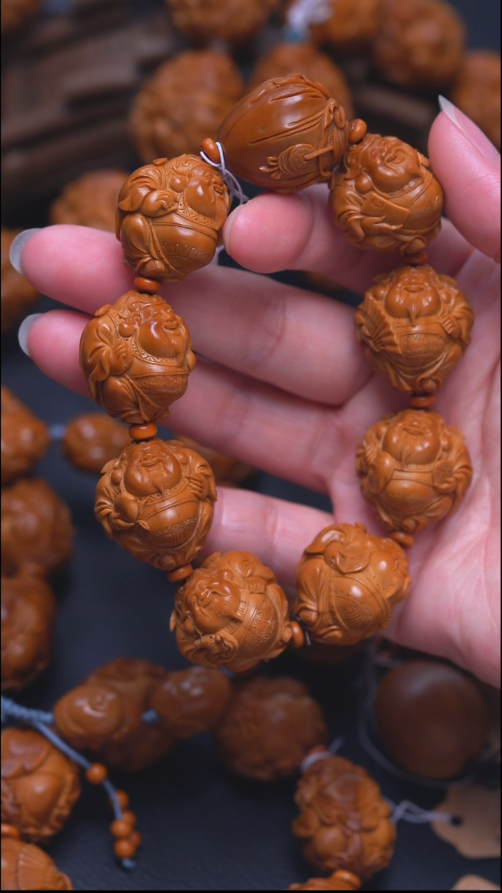 橄榄核手串/手链胡小兰财神