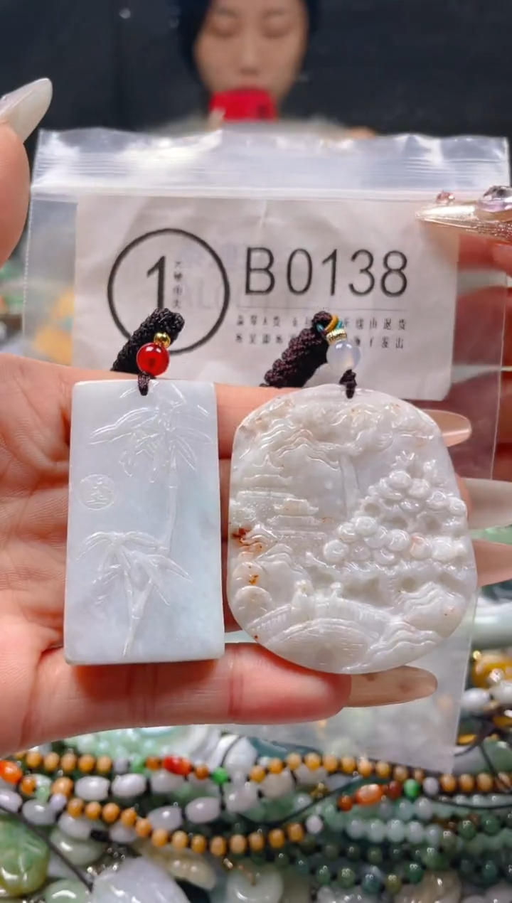 【闪购商品】翡翠颈饰未镶嵌/B/翡翠A货一图一物