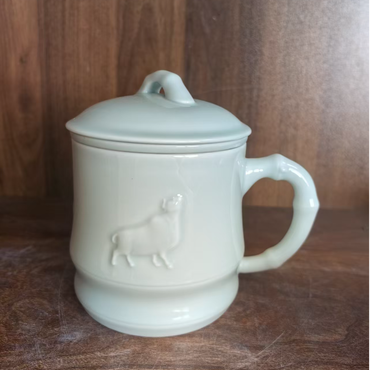 仿古瓷 A484景德镇制陶瓷办公杯一件