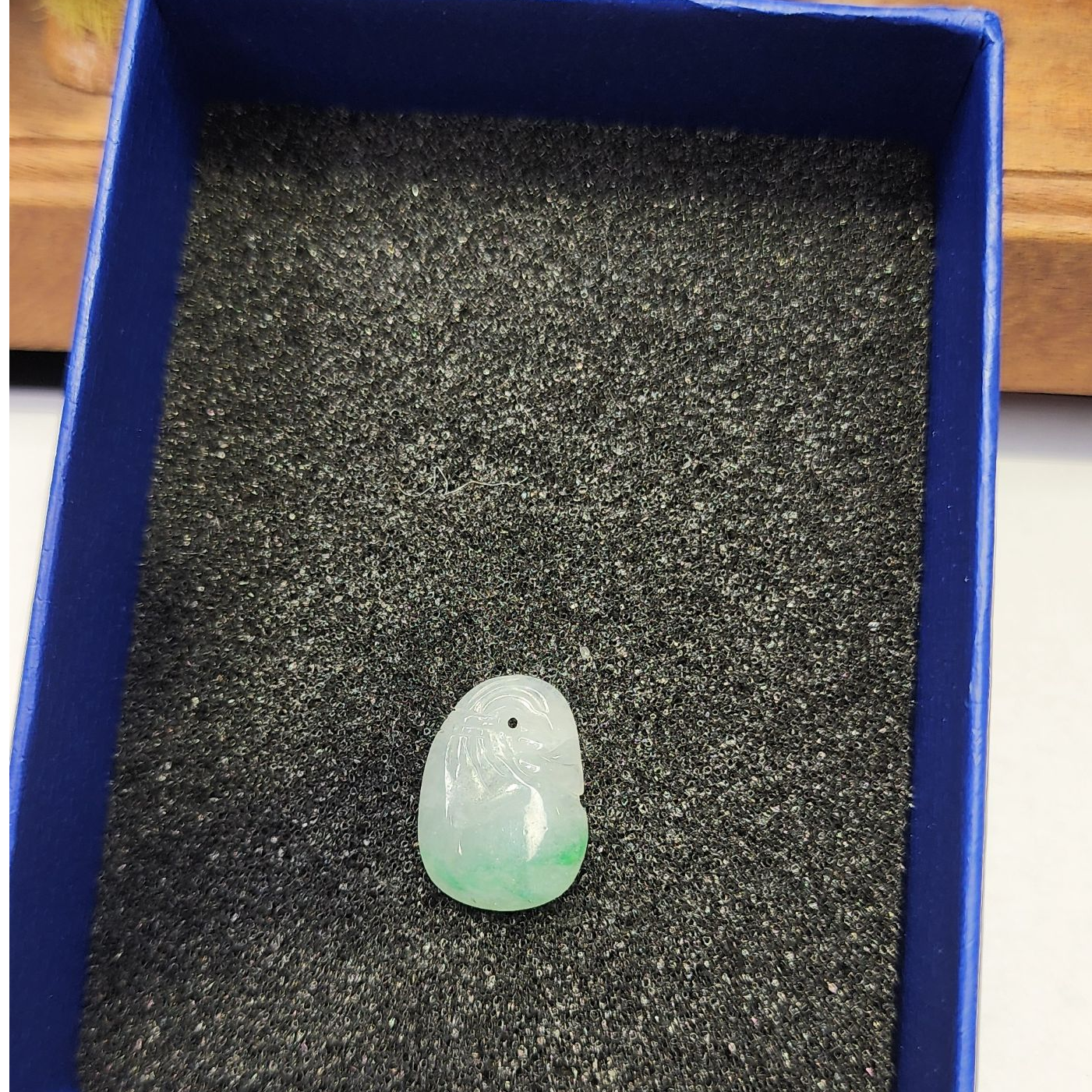 天然缅甸翡翠A货  冰种绿色 钱袋子