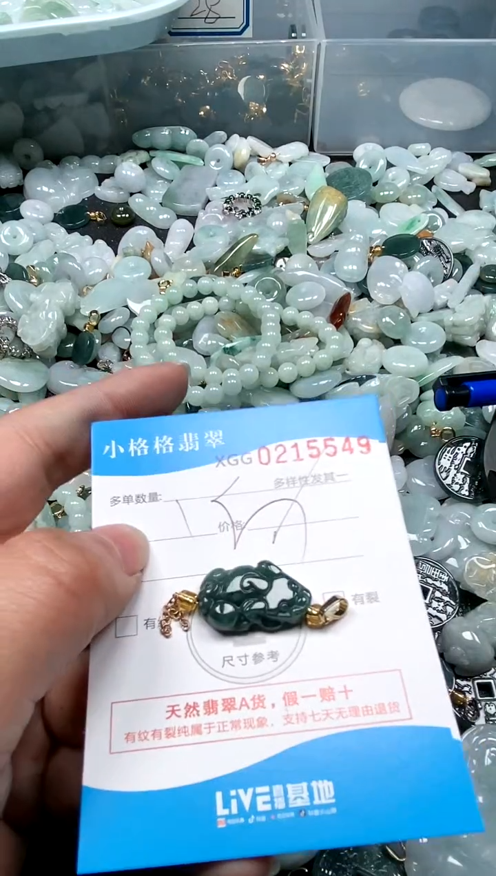 【闪购商品】翡翠颈饰未镶嵌闪购商品0215549