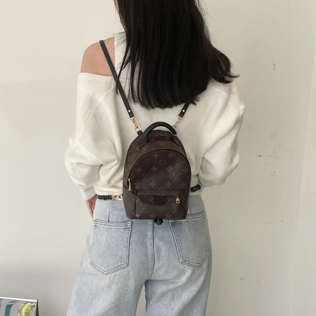 99新 LouisVuitton/路易威登 lv小书包mini老花新款/99新/优选