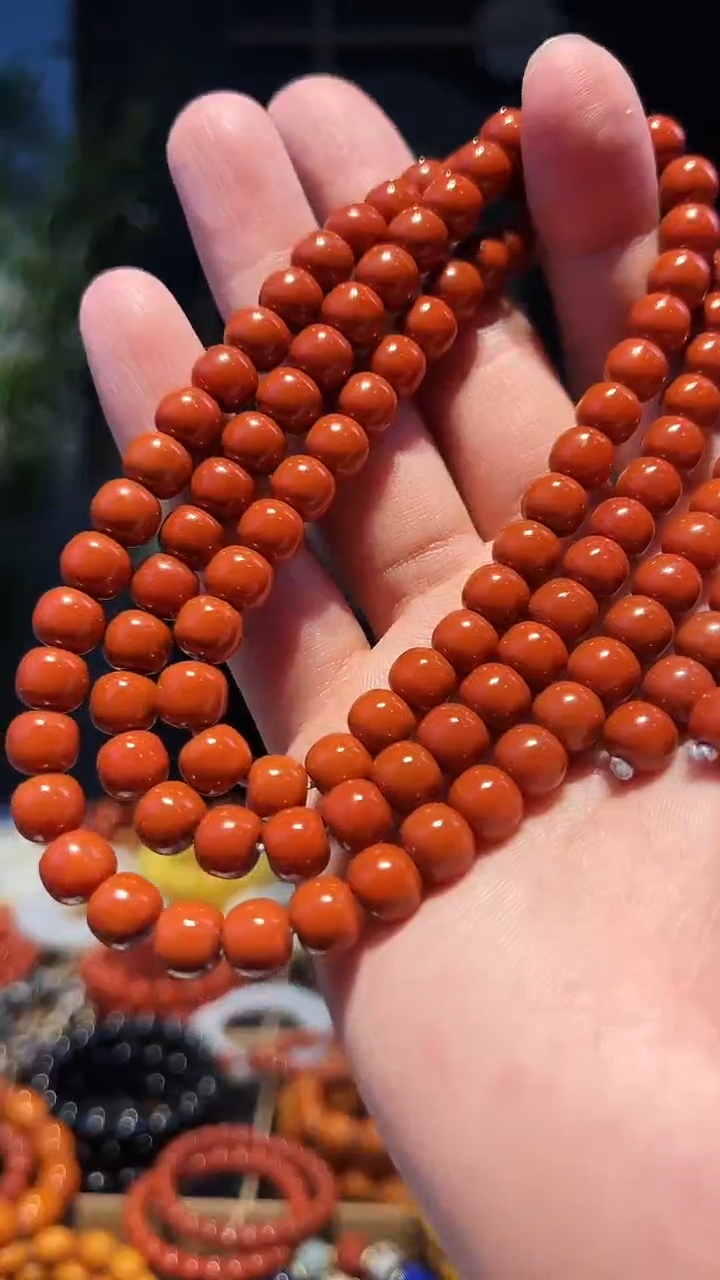 【闪购商品】南红玛瑙手串未镶嵌8+柿子黄
