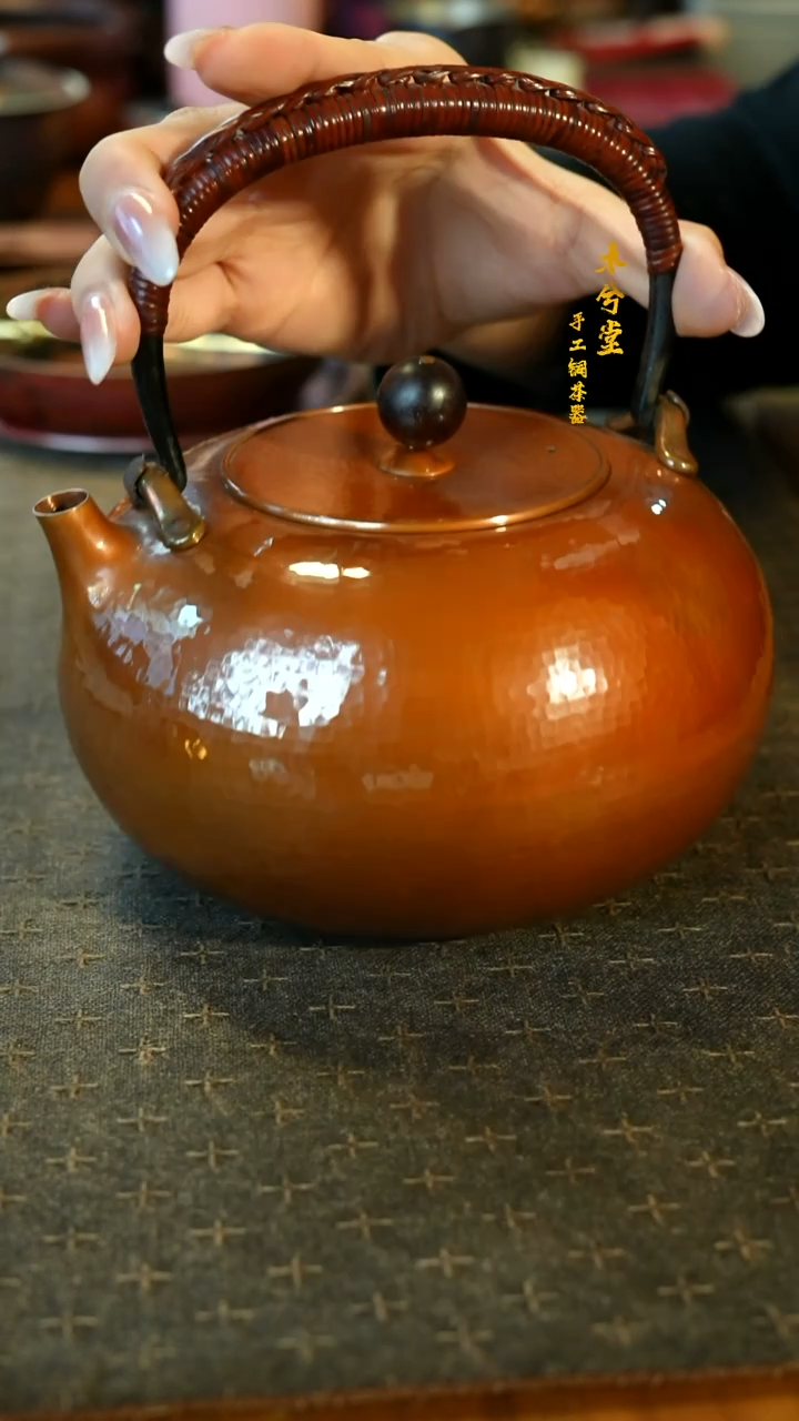 【闪购商品】铜壶 煮水壶 纯手工烧水壶1100cc