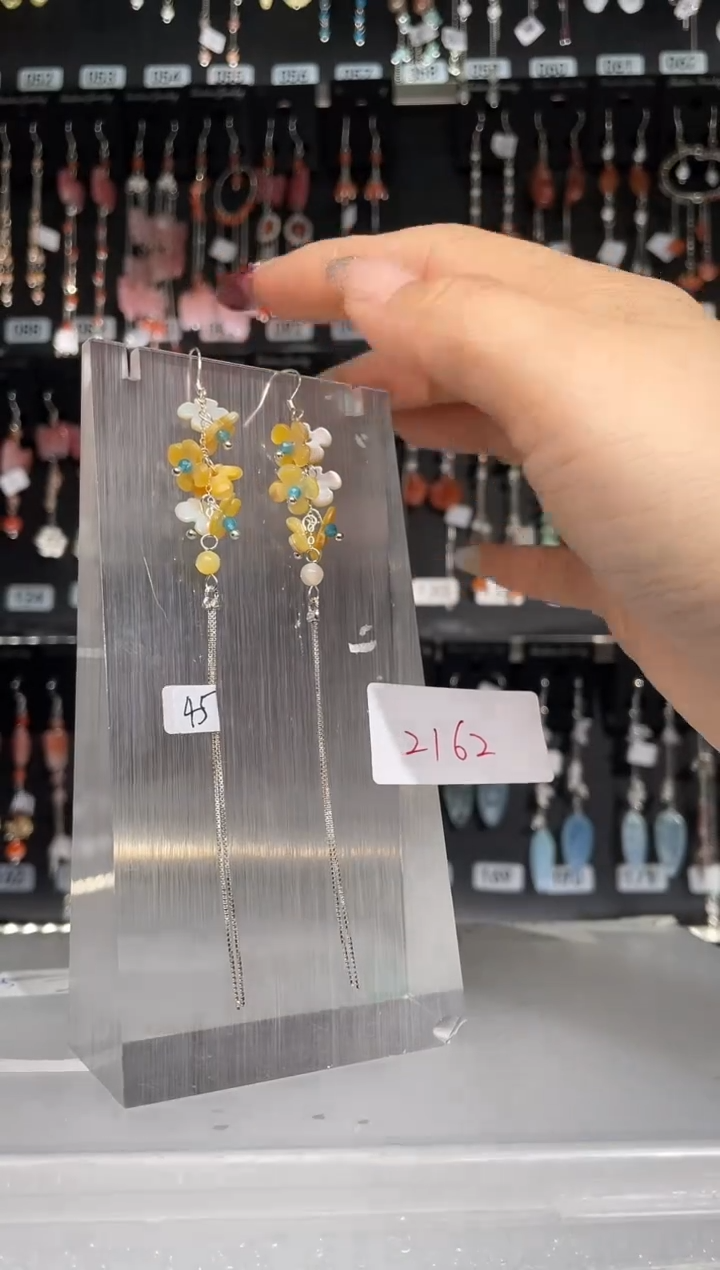 【闪购商品】紫晶耳饰银S925镶嵌喜欢拍