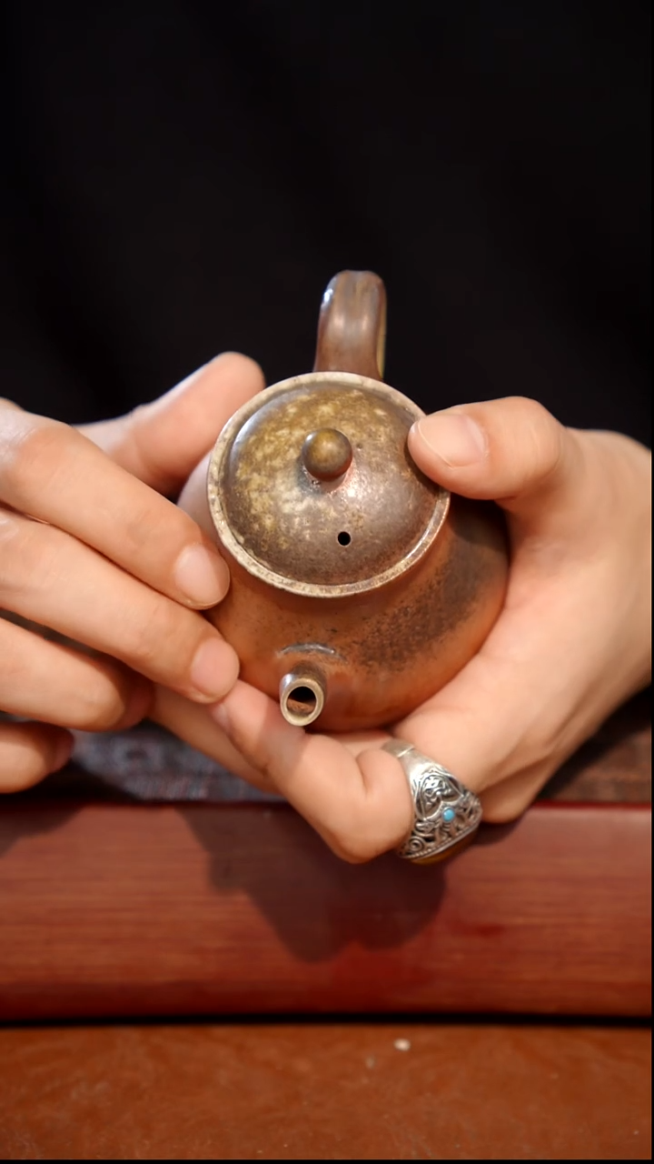 陶瓷奢瓷/瑞寅柴烧茶器（壶）789 微瑕