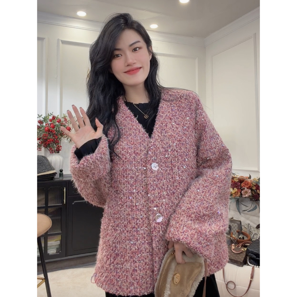 【蔷薇诗集 】重工小香珠片短外套冬季气质百搭