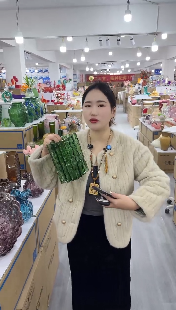【闪购商品】琉璃静姐花器L-花瓶品4