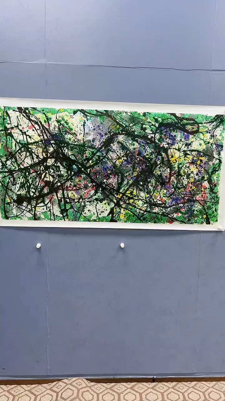 【闪购商品】绘画赵燮绘画8平尺金袍藤萝