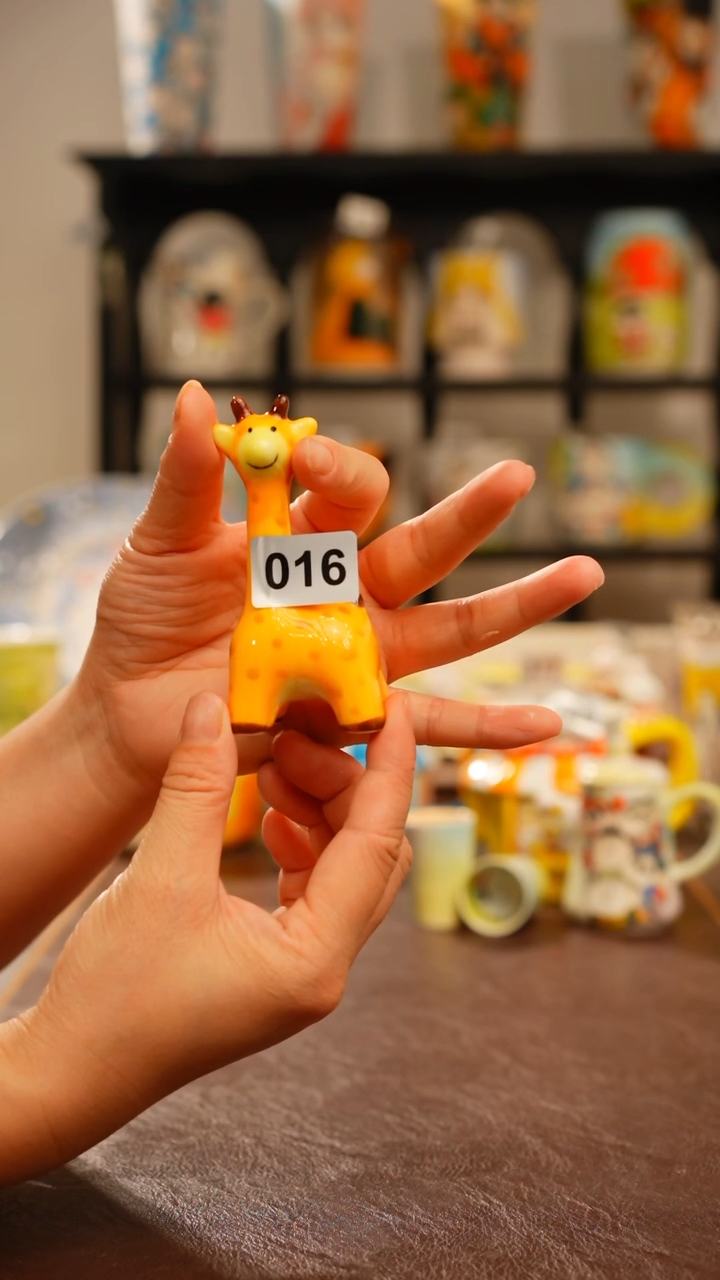 景德镇陶掌柜手工手绘高温釉下彩016