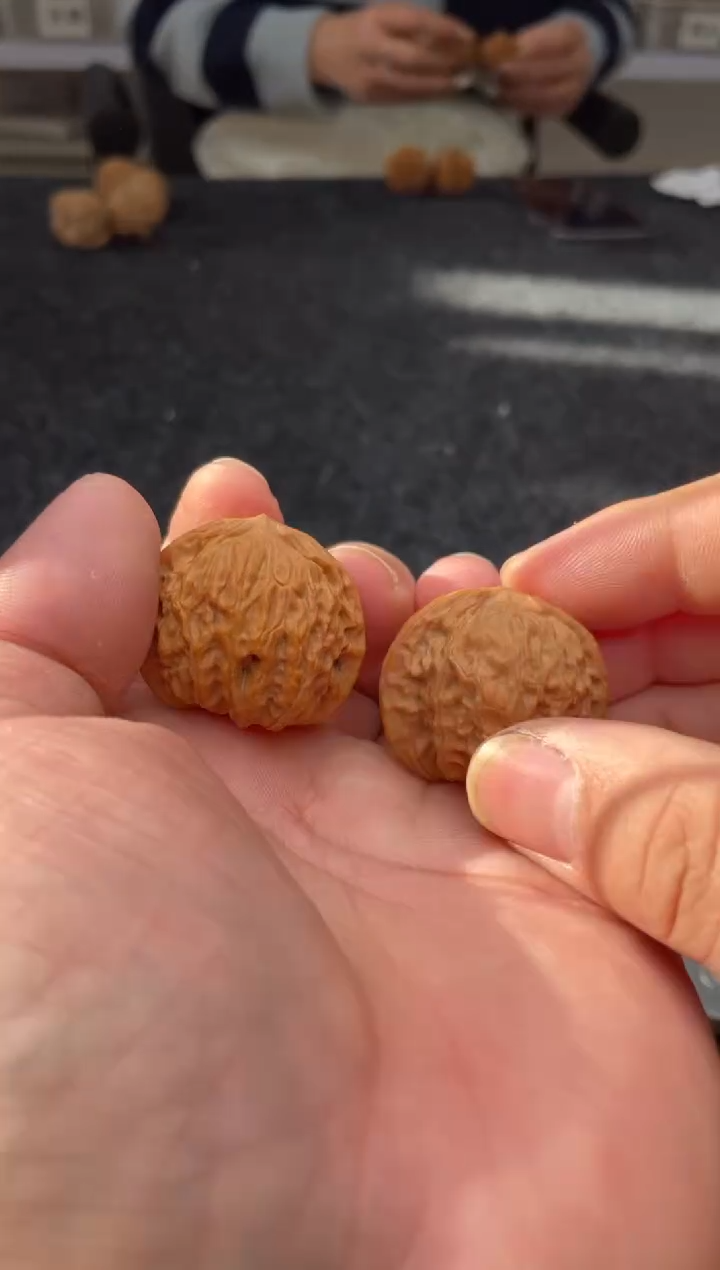 把件文玩核桃B170 号33 尺黄杆儿