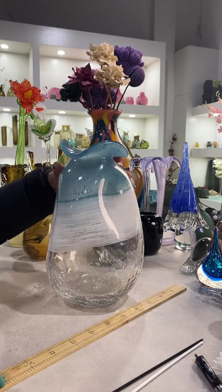 慕忆家手作琉璃花瓶