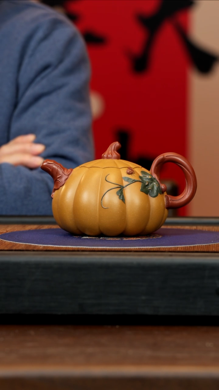【闪购商品】紫砂茶壶BYM 双色 南瓜