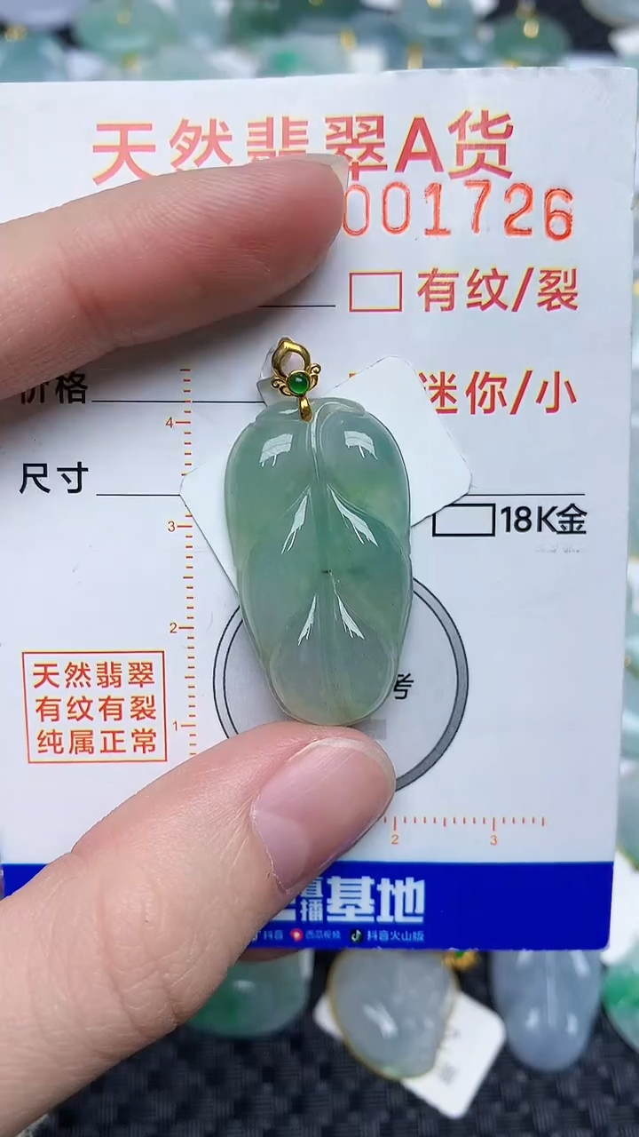 【闪购商品】翡翠颈饰18K金镶嵌4534534534