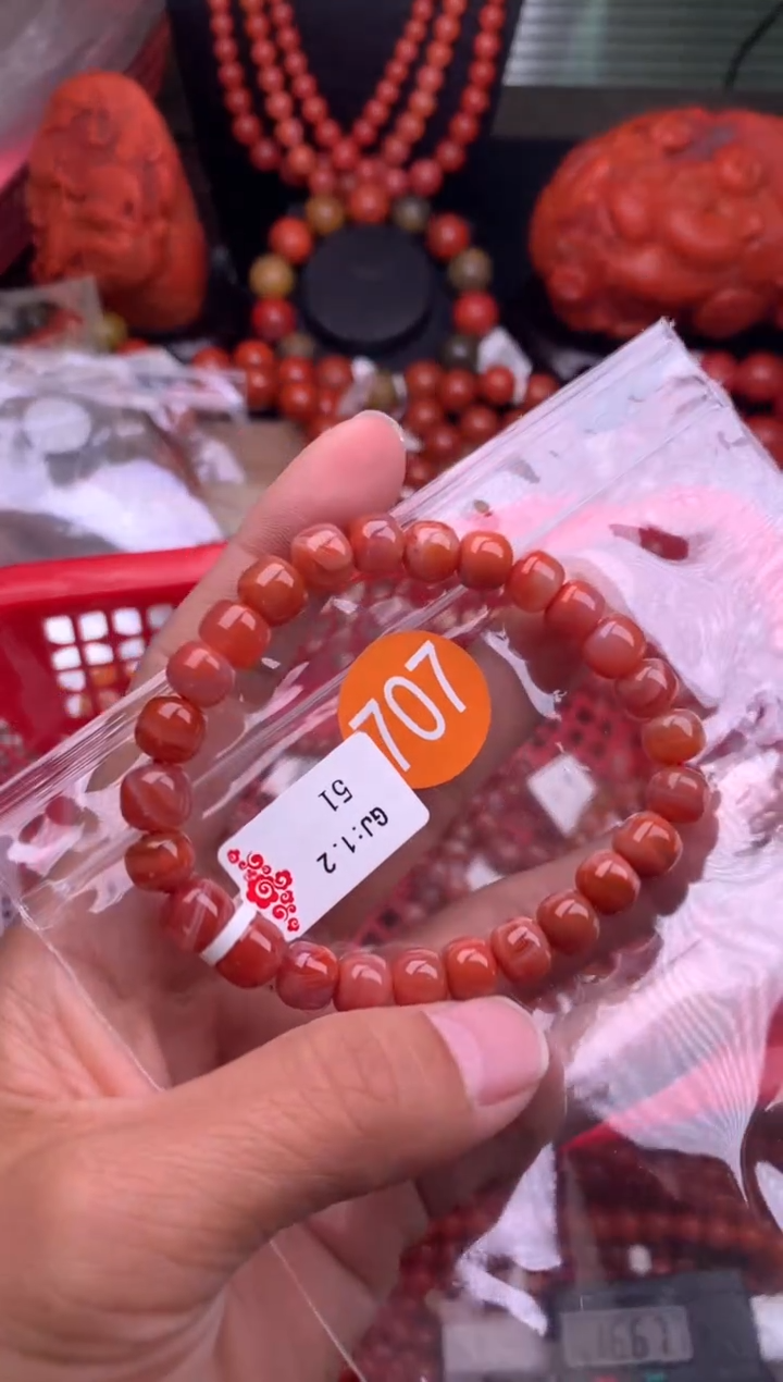 【闪购商品】南红玛瑙珠宝奇石未镶嵌707-8