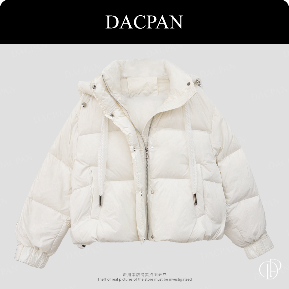 DACPAN-“云朵”大抽绳连帽羽绒外套2025/盼·PP 6531