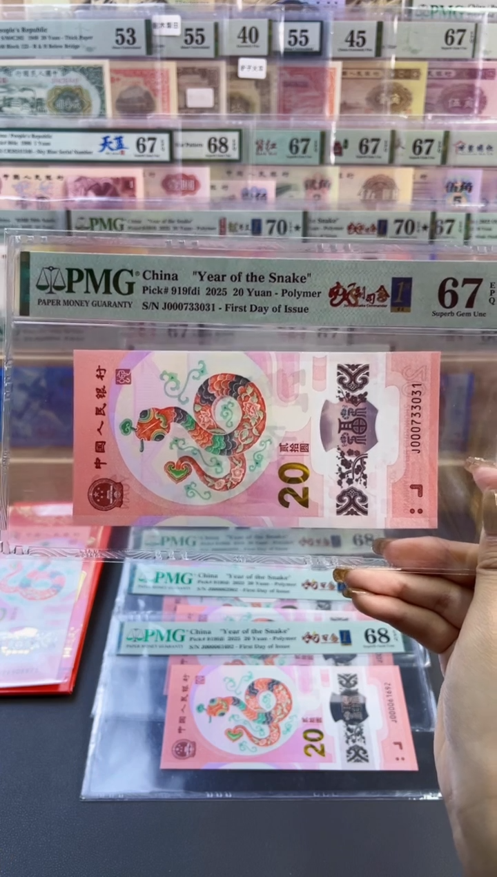 【闪购商品】塑料蛇副司令首日标 PMG67分尾031