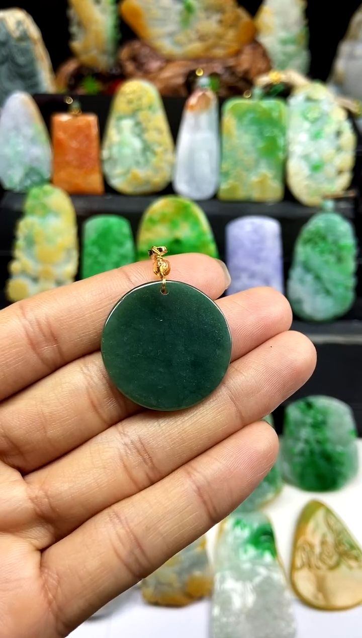 【闪购商品】翡翠颈饰未镶嵌翡翠A货