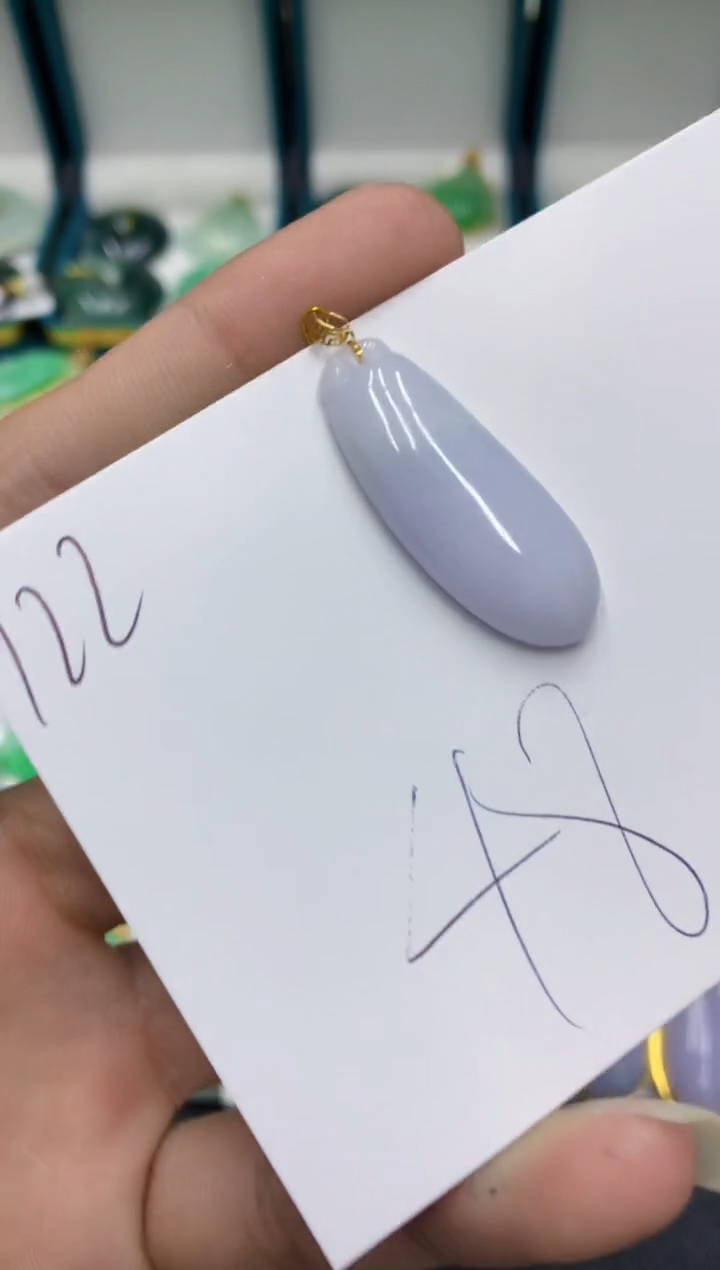 【闪购商品】翡翠颈饰18K金镶嵌翡翠