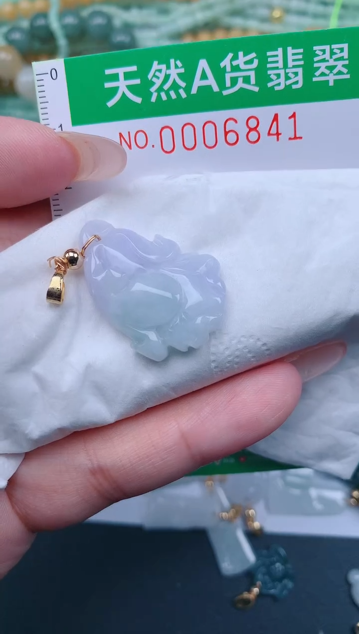 翡翠未镶嵌颈饰.0006841