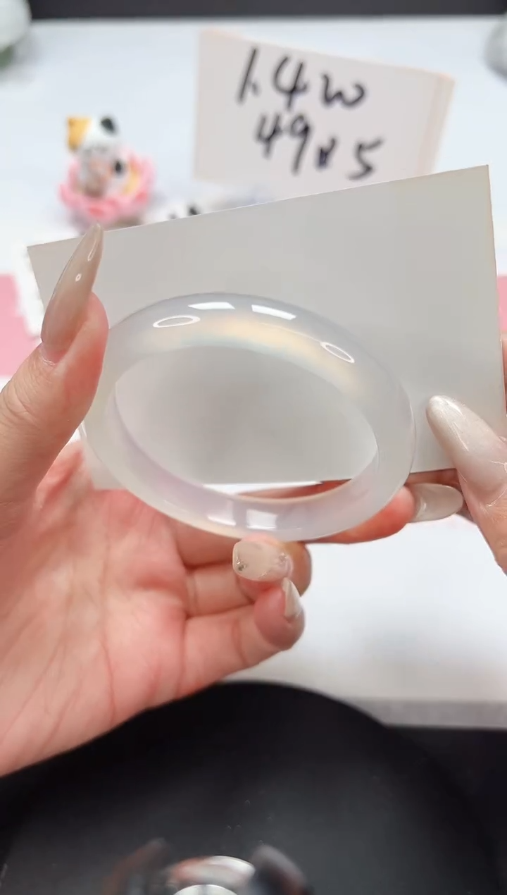 【闪购商品】石英质玉手镯未镶嵌A183-55.4