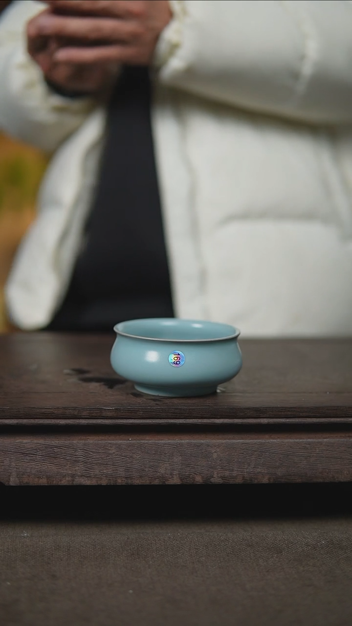 【闪购商品】杯仿古宋臻釉炉式杯瑕169
