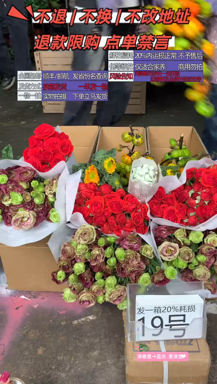 19号♥含20%耗损发一箱