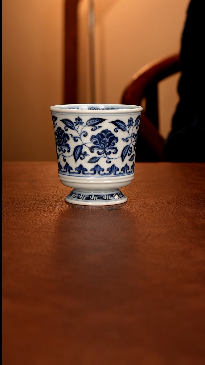 景德镇瓷器，青花瓷手绘茶具~