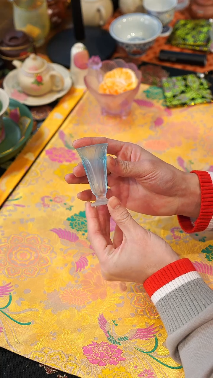 【闪购商品】瓷片兰花杯大碗茶的茶器