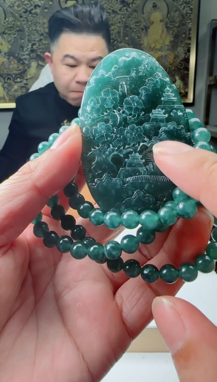 【闪购商品】翡翠颈饰未镶嵌11111111111111