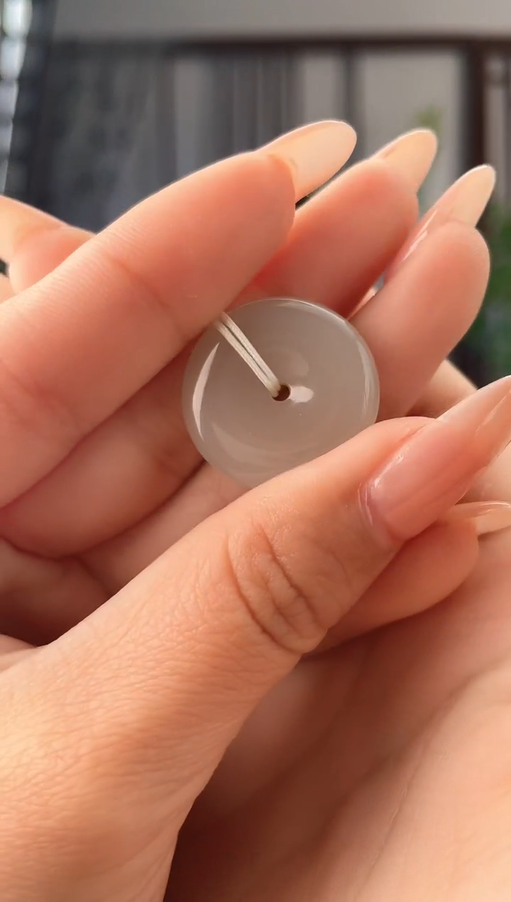 颈饰未镶嵌和田玉扣 xp