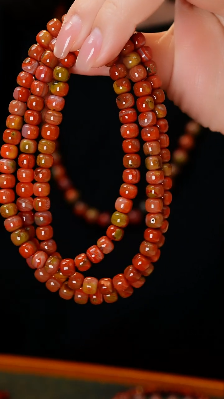 未镶嵌手链南红玛瑙包浆料多圈