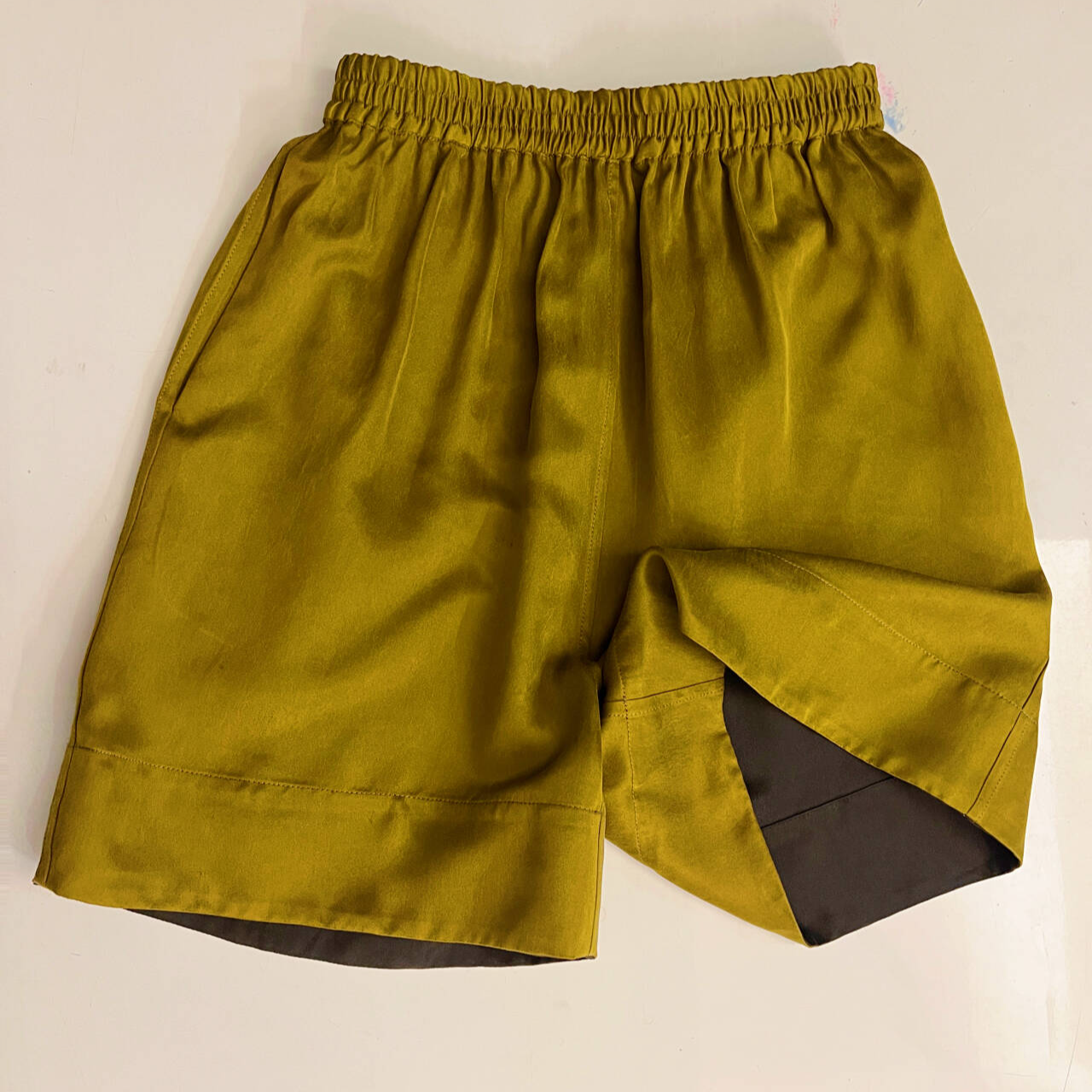 华族经典【250415】重缎香云纱夏季双面穿唐装短裤