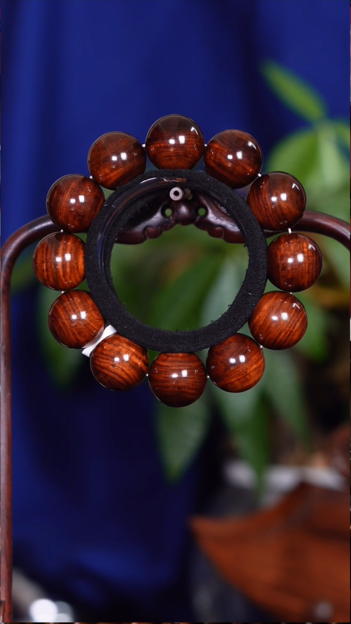 手串/手链黄花梨/降香黄檀老料紫油梨顺纹2.0药香