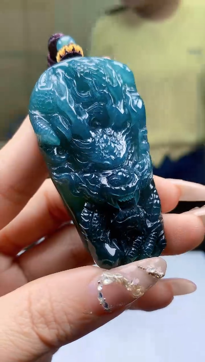 【闪购商品】定制翡翠未镶嵌4902ty-毛货挂件54