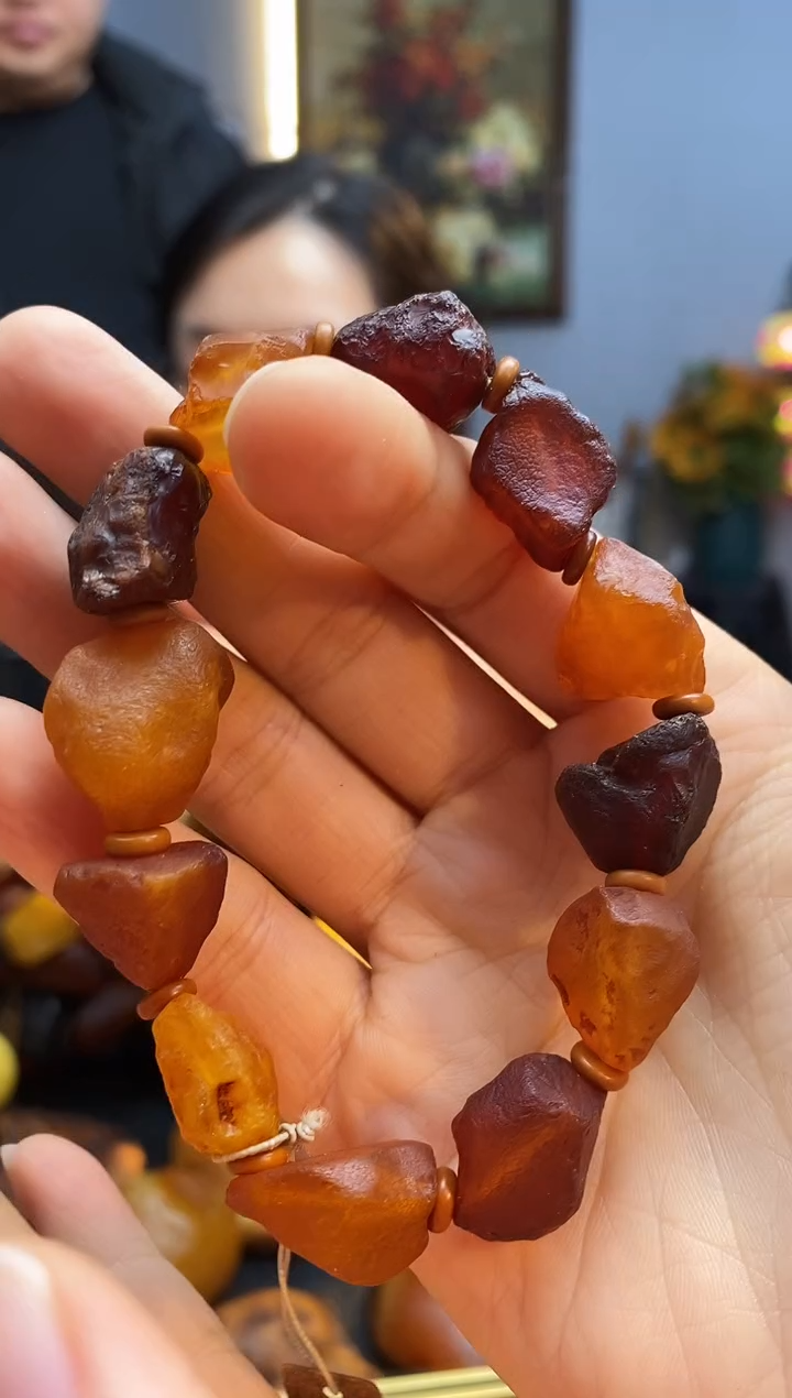 手链琥珀未镶嵌手串