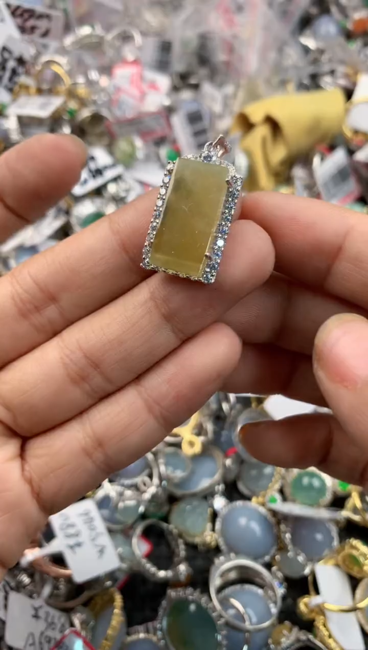 银S925镶嵌戒指翡翠4444-----9