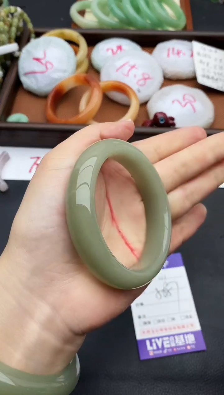 未镶嵌手镯石英质玉211+56/57