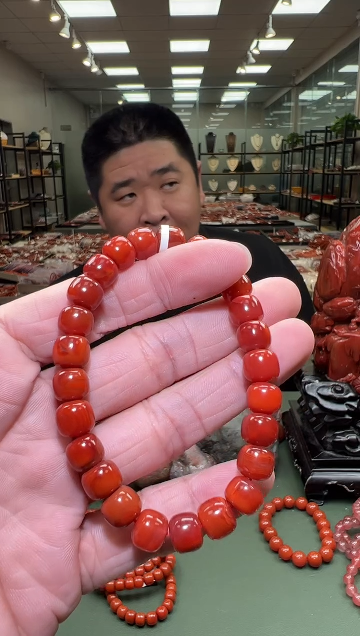 【闪购商品】南红玛瑙单圈手串未镶嵌一条约8mm 多样性发货