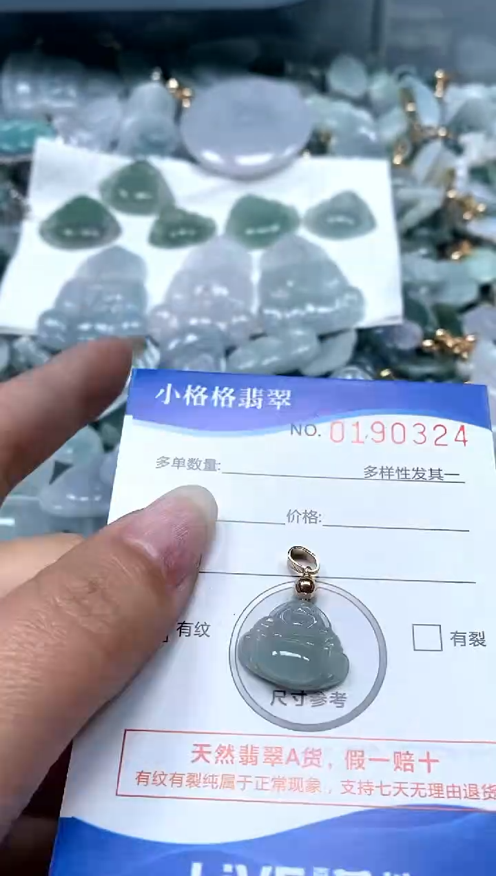 【闪购商品】翡翠颈饰未镶嵌闪购商品0190334