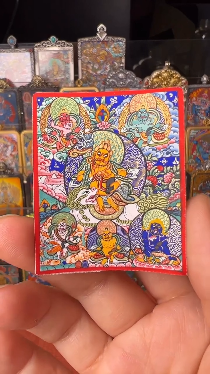 【闪购商品】吊坠财阀天团唐卡艺术